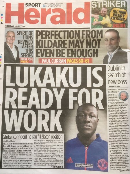 Quand un journal anglais confond Lukaku avec un rappeur...