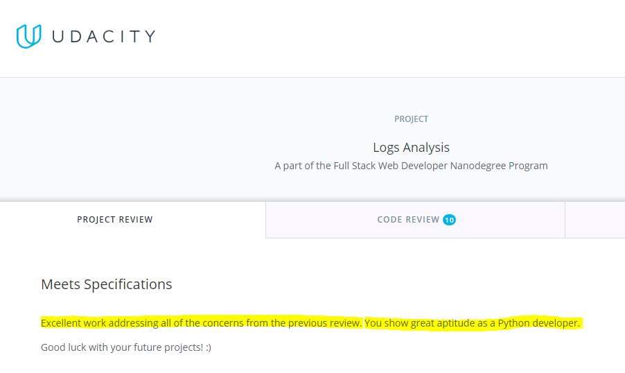 sherbinyk's tweet photo. I am delighted.
#Udacity #FSND #Python https://t.co/MHFJJxxwaT