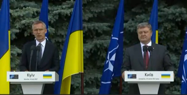 NATOpress's tweet photo. #NATO welcomes the steps #Ukraine has taken to implement reforms &amp; counter corruption &amp; encourages further progress - @jensstoltenberg https://t.co/hECKI1d4G6