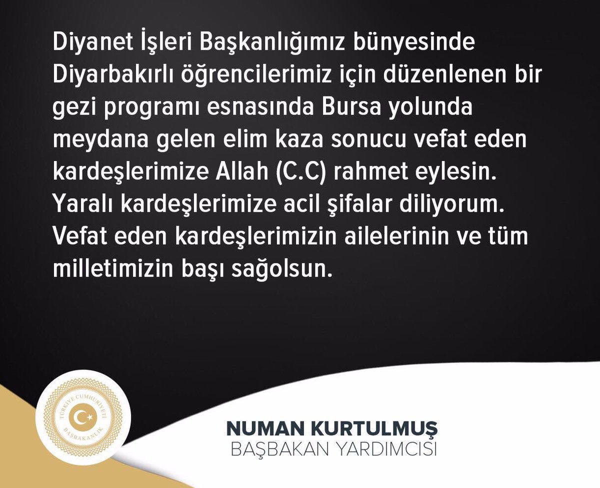 Diyarbakır'ımızın ve tüm milletimizin başı sağolsun.