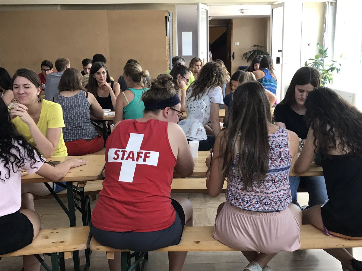 HSHungaryTeam's tweet photo. Half way through our Monday and picking up where we left off with the campers! https://t.co/lU4GZldVFq