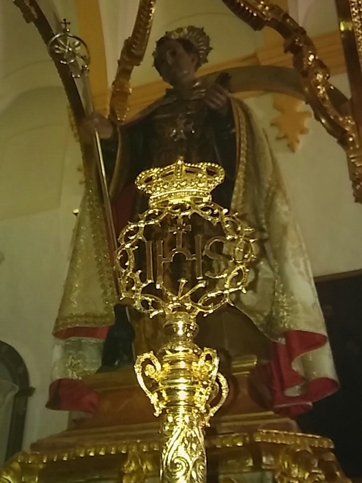Todo preparado en la ermita de San Benito donde esta noche nuestra hdad. participará activamente en la procesión del patrón (salida 22:00)