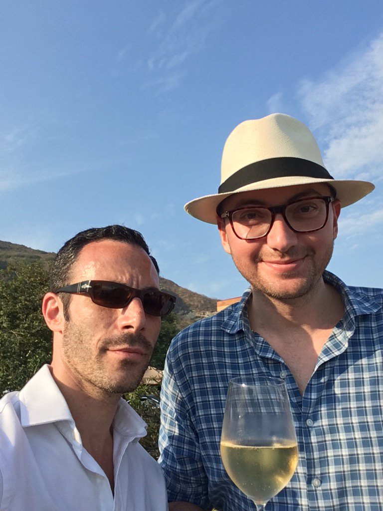 edrosin's tweet photo. Waited years for reunion with @LAWatchGuy And he was wearing @TheProdigalFool hat! https://t.co/MVRZvYdE6S