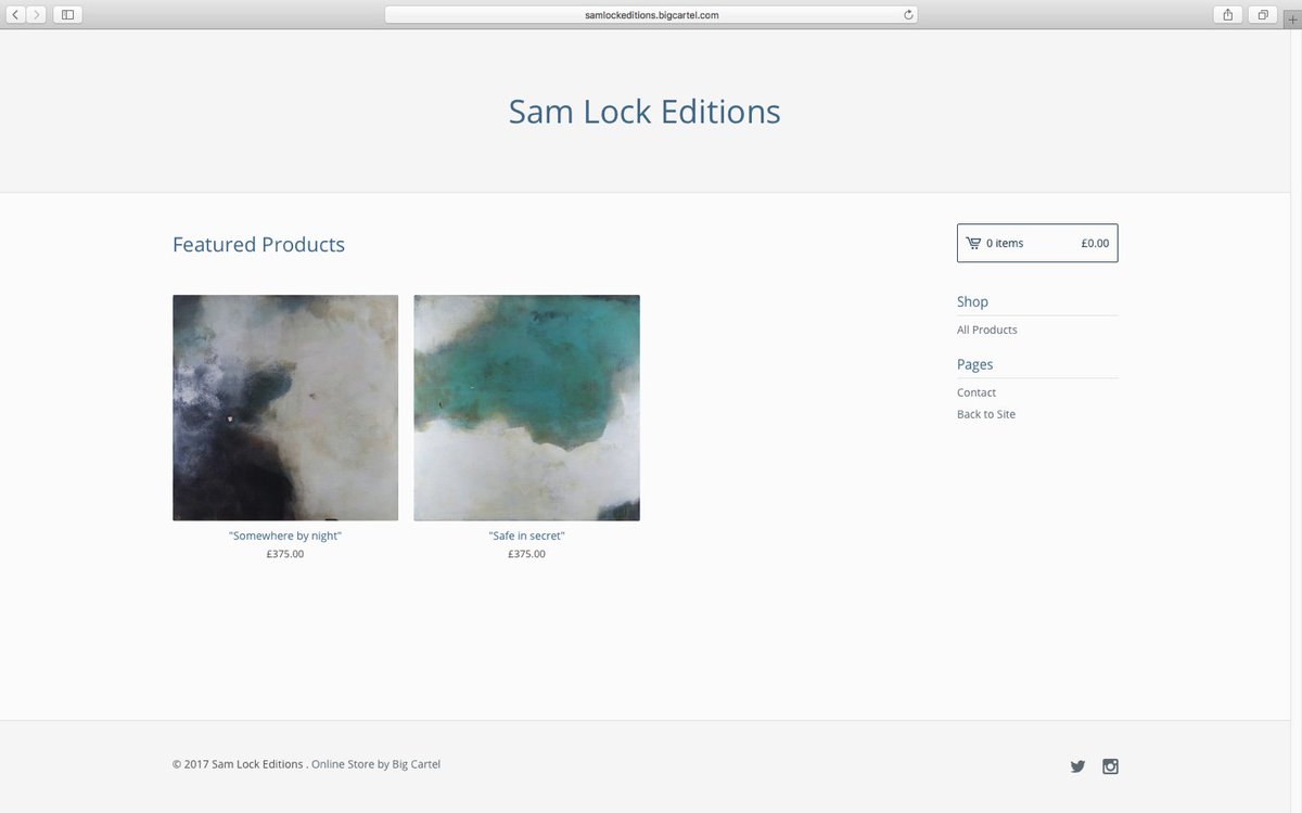 My new range of Limited Edition Prints now available….