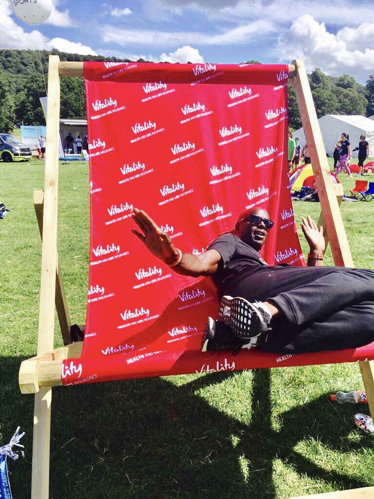 The shrinking man.Just how small I felt when a 10 year old ran past me during the mile yesterday.#MovetotheMusic