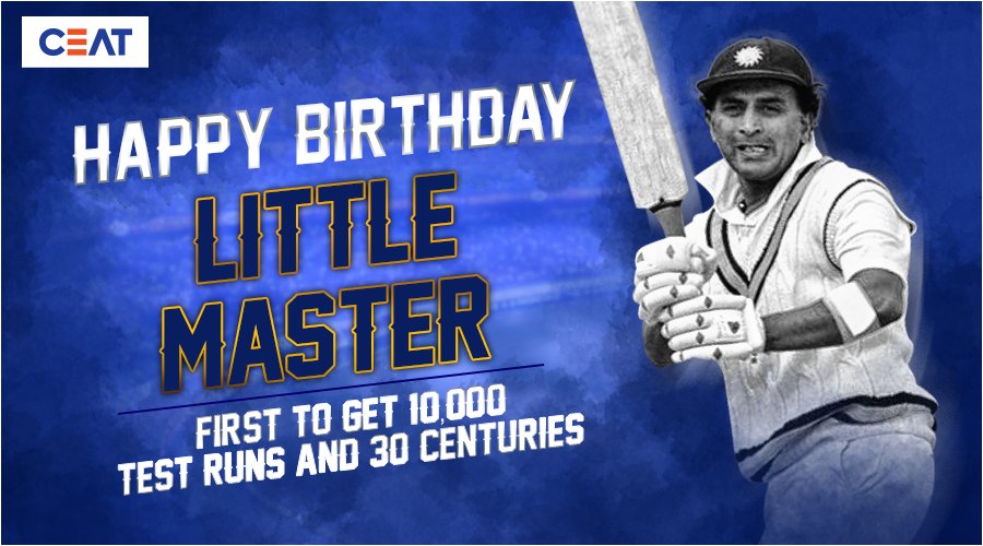 Here\s wishing the legendary batsman, Sunil Gavaskar a very happy birthday!  