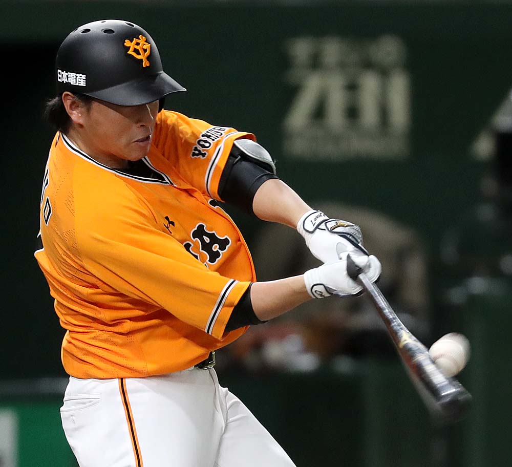7回の攻撃、二死から #長野久義 選手のソロ本塁打で勝ち越し！ 7回