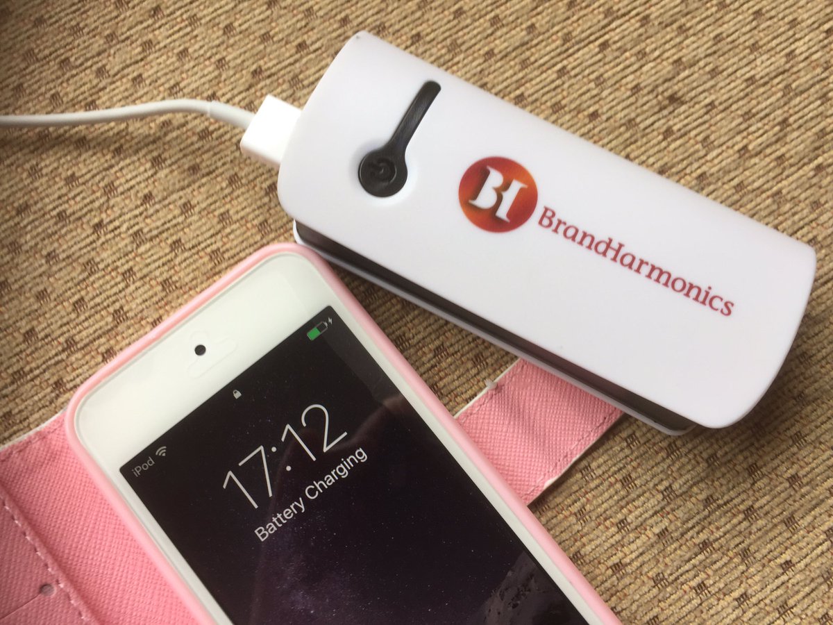 Custom branded power banks are a great promotional tool. Your own branded power banks from as few as 1! #promomerch #brandedpowerbank