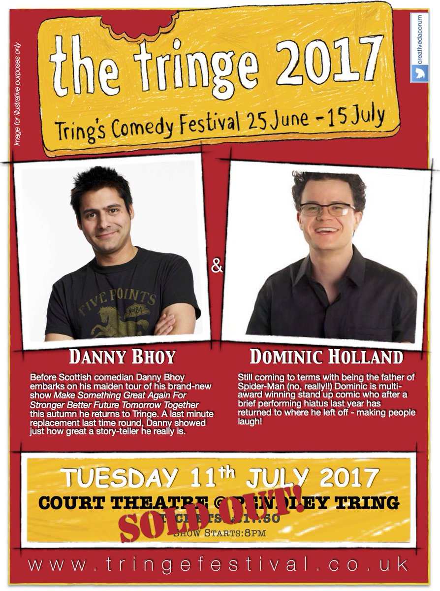 CreativeDacorum's tweet photo. #Dacorum Final week #Tringe2017 @TheCourtTheatre! Tickets still available 4 some shows. https://t.co/yHXp2c2tak https://t.co/tsdhhSiHgr