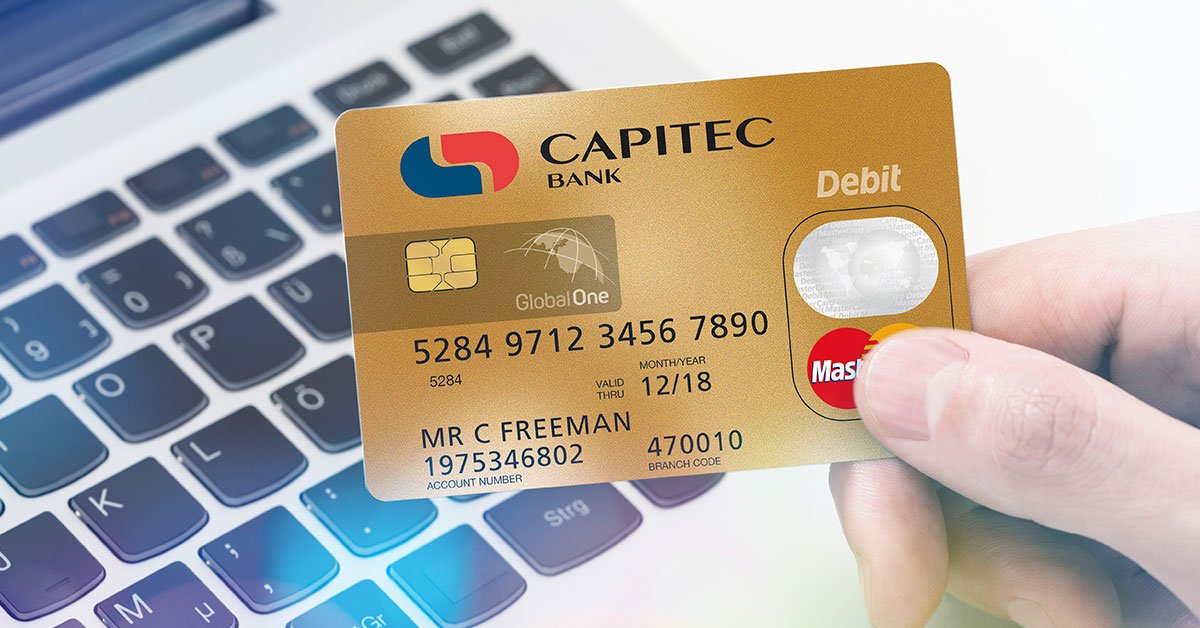 how to get your card number on capitec app