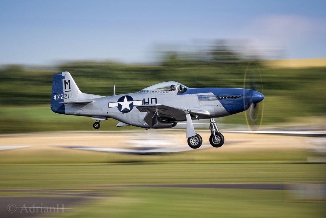 AdrianH190's tweet photo. P51 "Miss Helen" at Duxford #aviation https://t.co/vddEwyZjYY