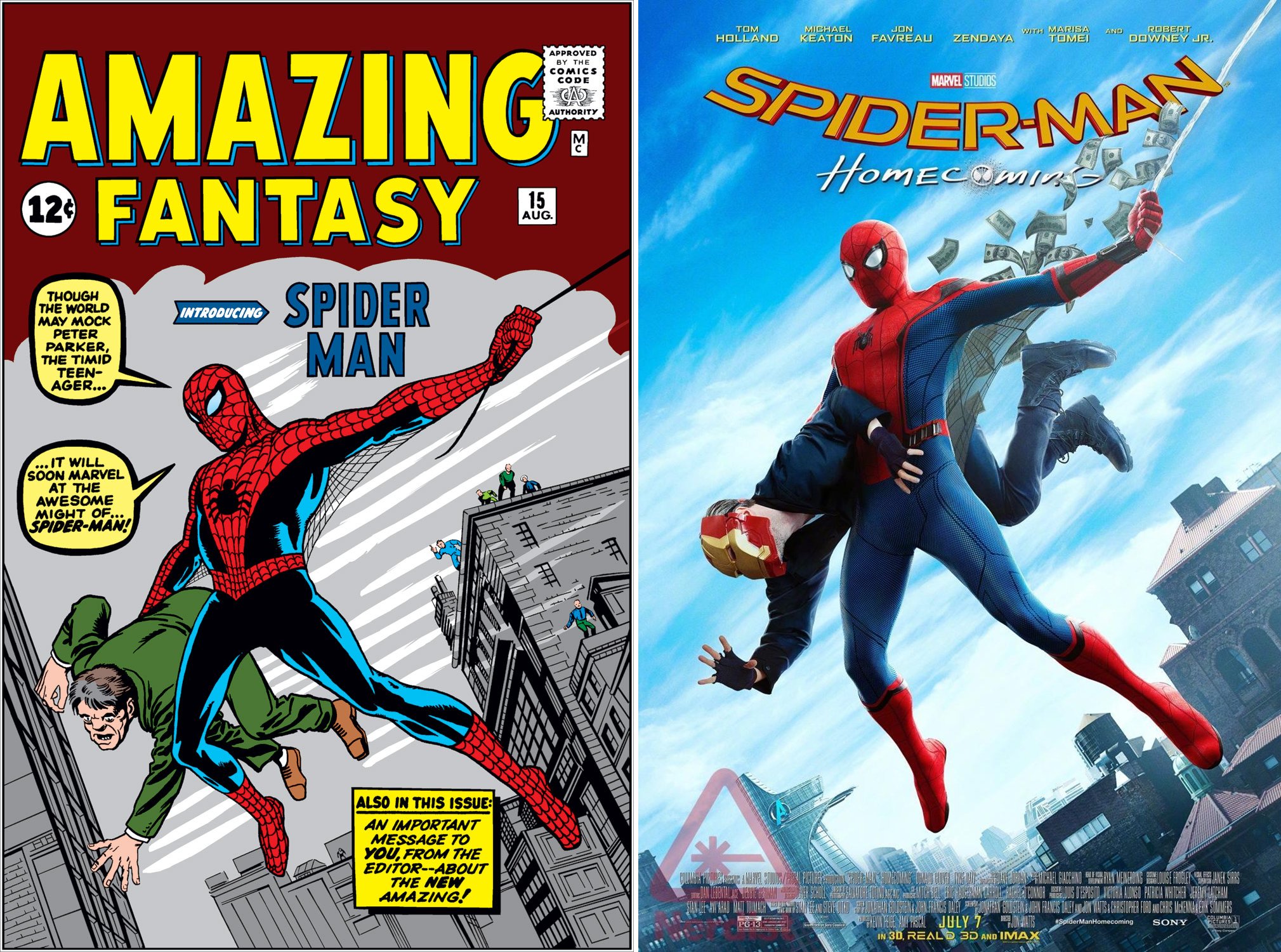 11x17 Amazing Fantasy 15 Starring Spider-man Poster Print 