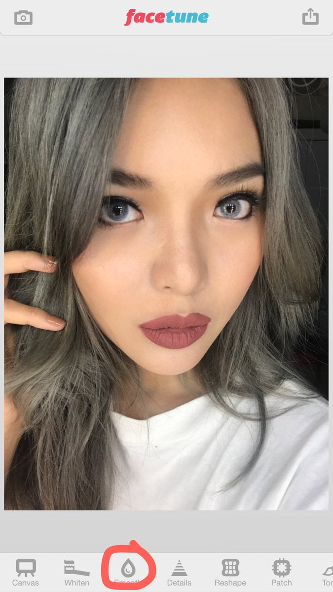 nobluk's tweet photo. หน้าเนียนแบบรูปไม่เบลอ รูปไม่แตก สีไม่เพี้ยน แนะนำ Facetune ใช้ง่ายเลือก Smooth แตะๆตรงที่อยากให้เนียนขึ้น #แอพดีบอกต่อ #แอพแต่งรูป https://t.co/fuNHFn8Zm2