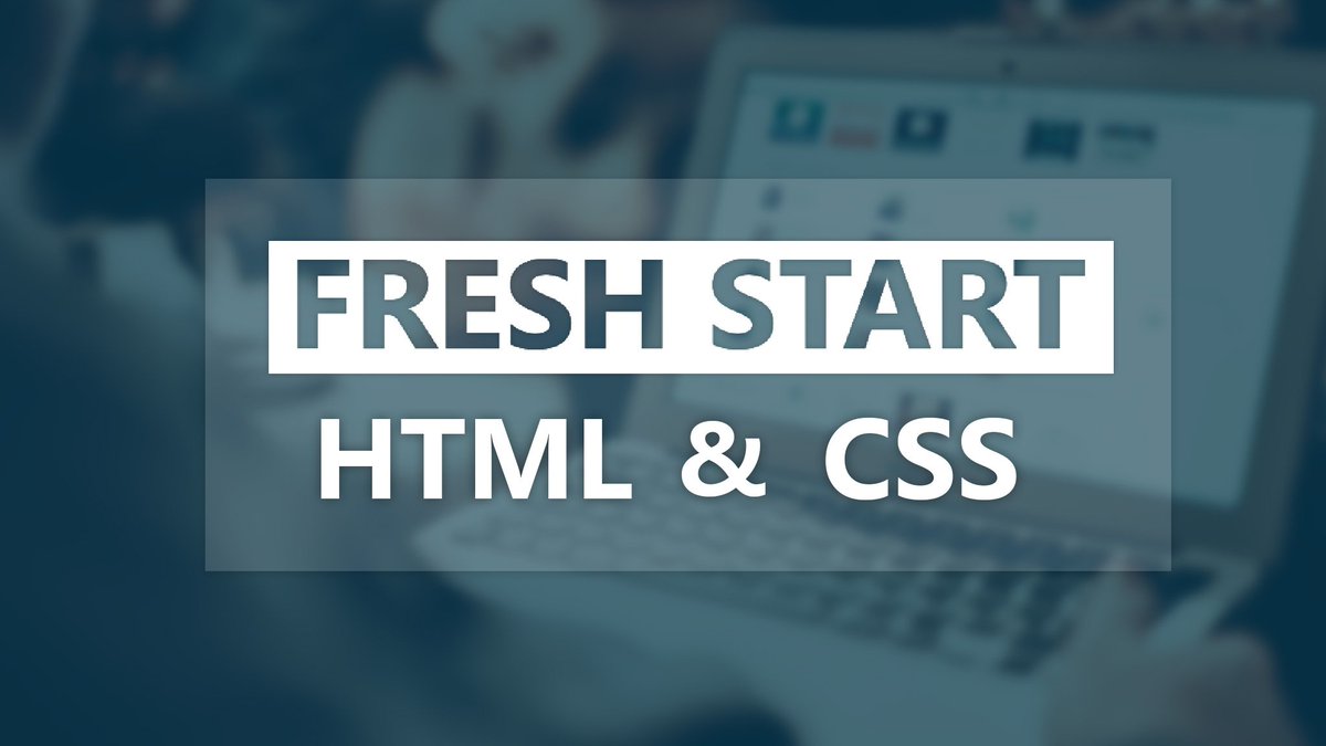 Ella_Wilson09's tweet image. Fresh Start @HTML &amp;amp; CSS goo.gl/ejpqmn  #learnhtmlandcss #htmlcsstutorial #learnhtmlandcssonline