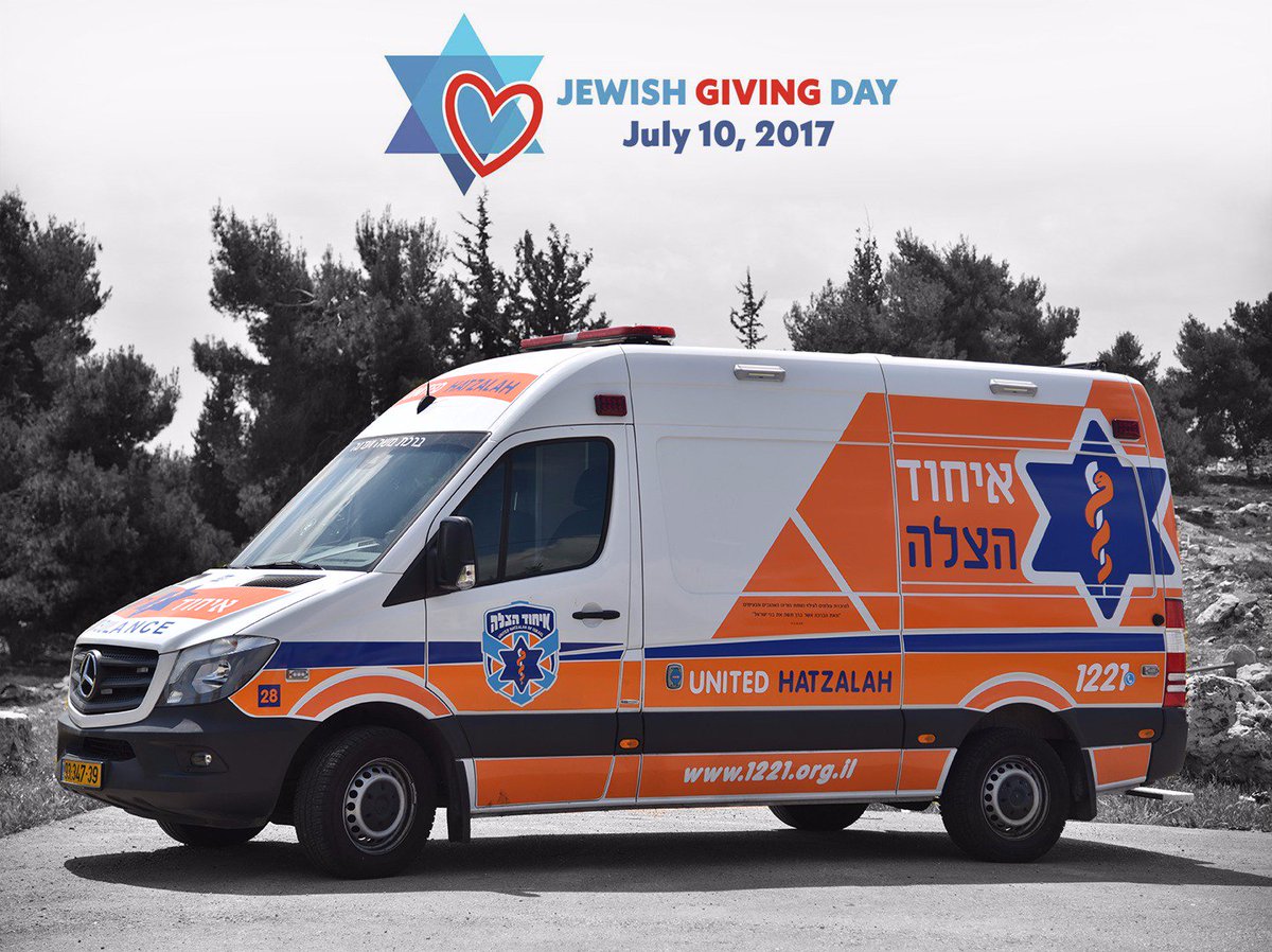 UnitedHatzalah's tweet photo. Help support the lifesaving work of UH during #JewishGivingDay https://t.co/nPmSIkv4Mq https://t.co/I40wZwrGkc