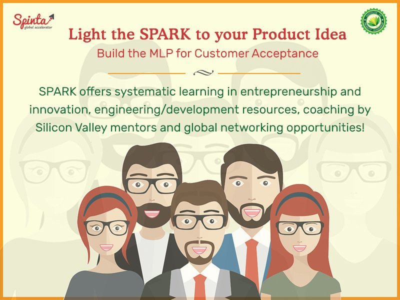 spintaccel's tweet photo. Countdown to the start of the program has begun.Register for SPARK program to convert your product idea into MLP. https://t.co/iSI5VK0AvG https://t.co/Ap6mhOoIM6