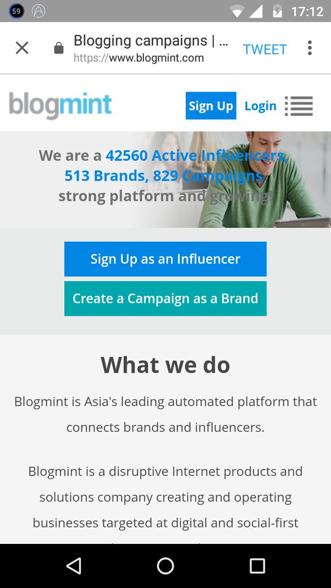misty_basu's tweet image. #BlogmintTrivia 

A5) 42560 active influencers