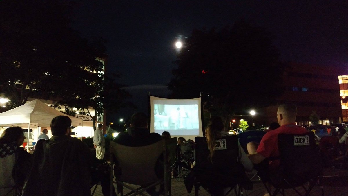 Thank you to all the brave movie goers who joined us Friday for "Attack of the Crab Monsters," this year's outdoor film series kickoff.