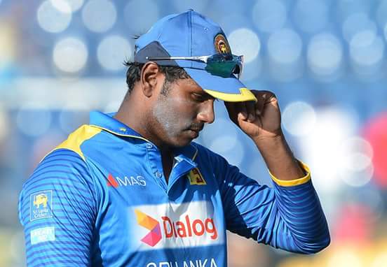 12thman_Cricket's tweet photo. BITTER PILL:"It's one of the lowest points in my career.
#SL's ODI series defeat to #ZIM at home has left captain Angelo Mathews dejected https://t.co/B9rN5Xoom0
