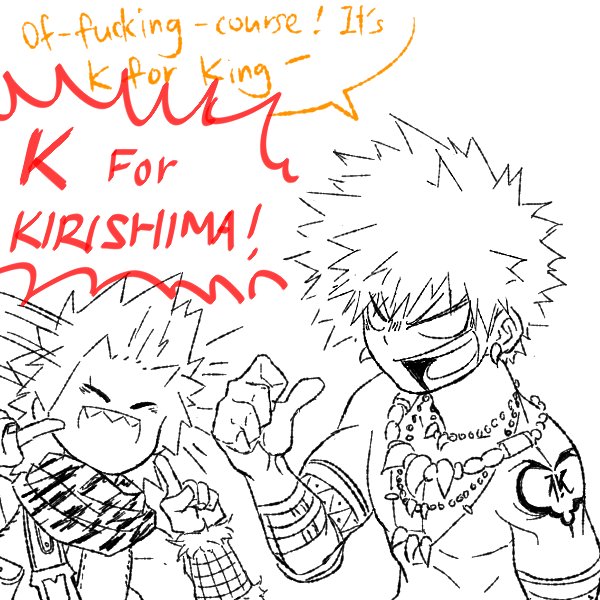 Q:What does 'K' stands for?
#切爆 #爆切 #hrak #bnha #mha 