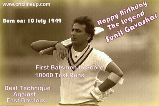 

Wishes The Legend 
Sunil Gavaskar

A Very Very Happy Birthday 