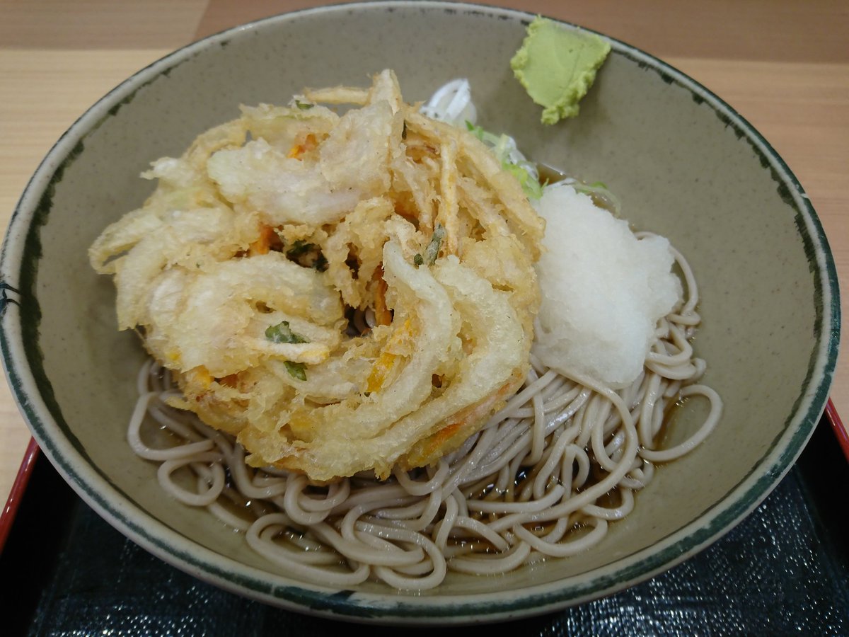 みけ 麺類好き Auf Twitter こうも暑いと冷やし蕎麦がたまらなく美味い 立ち食いそば 箱根そば 箱そば 冷やしかき揚げそば