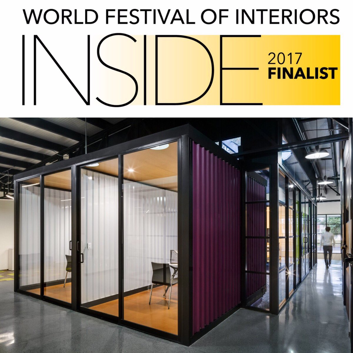ARQMOV's tweet photo. Our Project GOBO headquarters is shortlisted in #INSIDE2017
@insideworldfest Arena, Berlin November 15-17

#interiordesign #architecture https://t.co/cyMkUUgjge