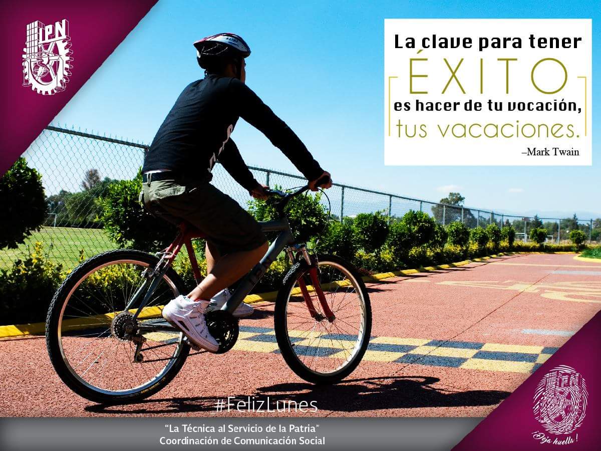 IPN_MX's tweet photo. #FelizLunes Buen día comunidad politécnica, que tengan un gran inicio de semana. #ActitudPolitécnica #TodosSomosIPN #Verano2017 #Vacaciones https://t.co/rdRLQeratq