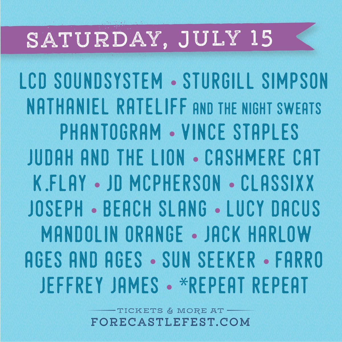 LouMUSICulture's tweet photo. RT for chance to win 2 FREE GA Weekend Passes to @Forecastle at @wfpark 7/14-7/16! #GetOnBoard #LouisvilleMusic ⚜️🎵⚓️https://t.co/GqeijeJiHm https://t.co/S8PvjmLHtx