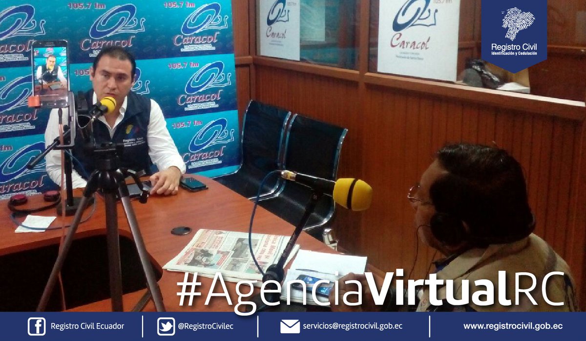 doncristhian's tweet photo. @carlosannunez Los certificados #AgenciaVirtualRC tienen validez jurídica como los que se emiten en Agencias @RegistroCivilec #RadioCaracol https://t.co/UOeYAAQpWC