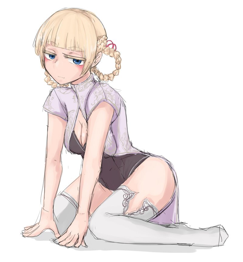 「チャイナ 」|となりの岸田のイラスト