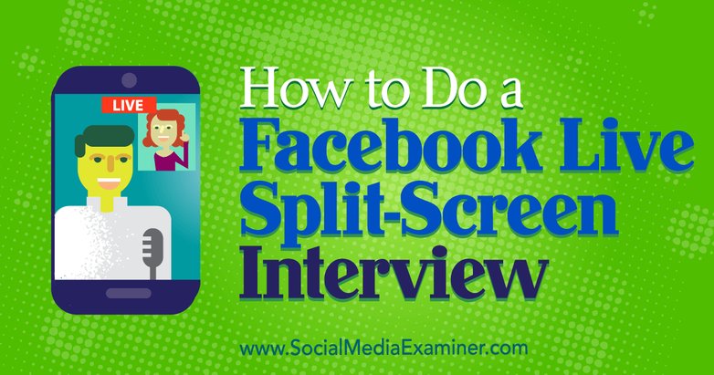 JedRecord's tweet photo. How to Do a Facebook Live Split-Screen Interview https://t.co/LSkszkc5Ko #FacebookLIVE #livevide #ContentMarketing via @SMExaminer https://t.co/vd8e4GxOff