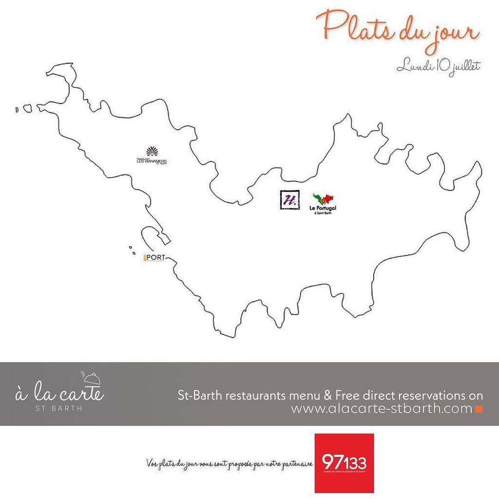 alacartestbarth's tweet photo. #stbarth 🔵 Plats du jour
Pensez à utiliser et à mentionner @alacartestbarth de votre réservation 🙏
• Au Régal, Corossol : Fermé jusqu’au 7 … https://t.co/SDFX5FfvcB
