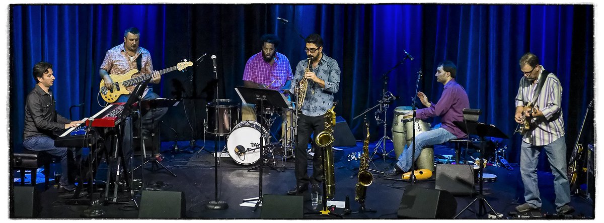 UNCACultural's tweet photo. A gorgeous evening for free jazz on the quad! 7pm Flood: Electric Herbie Hancock Tribute @UncAvl @citizentimes @InglesAdvantage @mxarts https://t.co/vfrntbfRg5