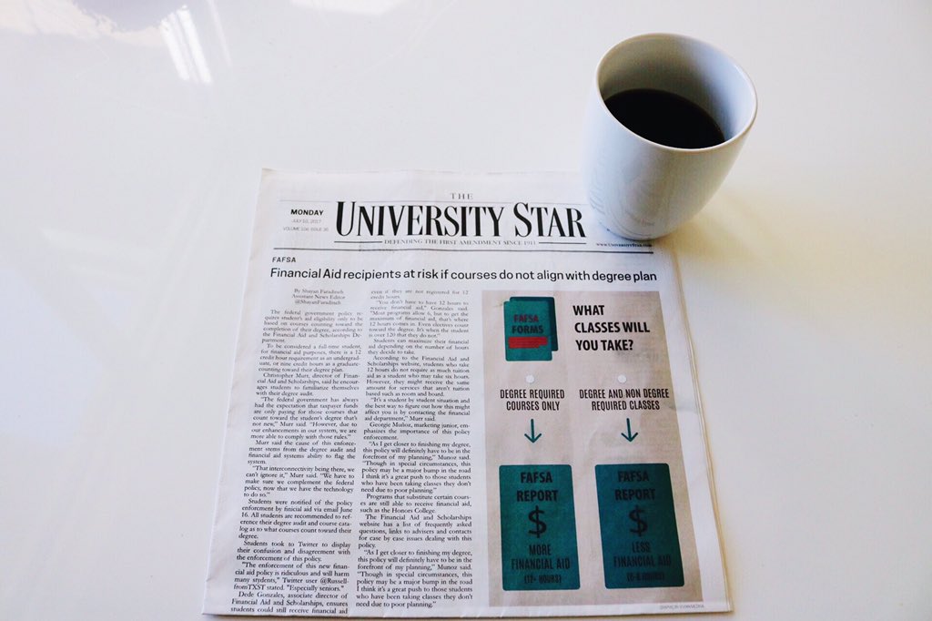 UniversityStar's tweet photo. Make sure you #StartWithTheStar this morning and pick up our 2nd summer issue! https://t.co/0vPqqZQN4g
