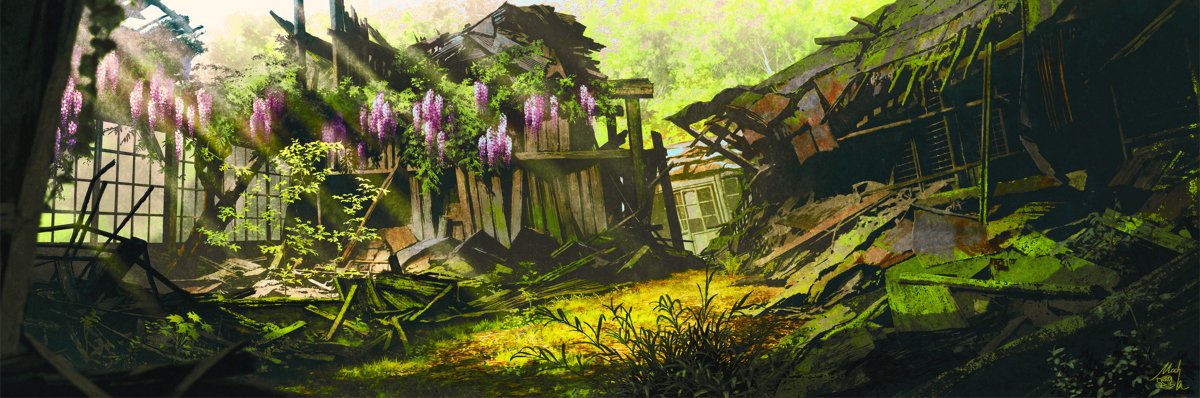 mocha708's tweet photo. 廃　景 https://t.co/Z2GWFD5If6