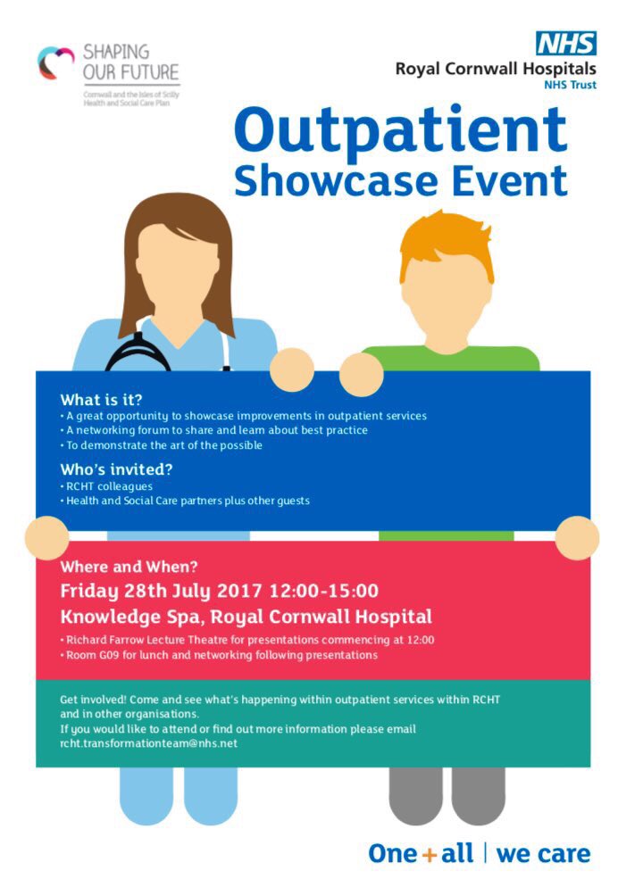 RCHTQIHub's tweet image. Interested in virtual/one stop clinics, working in partnership &amp;amp; pathway redesign? Get in touch to book a place on our #RCHTOutpatientEvent