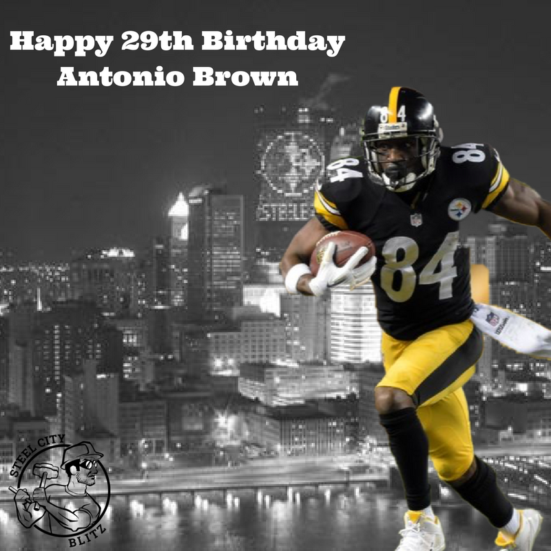 Happy 29th Birthday to Antonio Brown. to wish AB a Happy Birthday! 