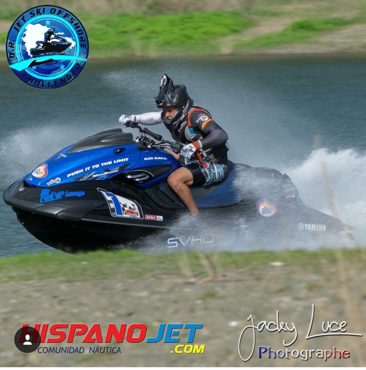 Carlos Castillo gana máxima categoría en la 1ra Etapa Offshore Chalenger de Jet Ski Sábana Iglesia . Foto cortesía Jacky Luce (Hispano Jet)