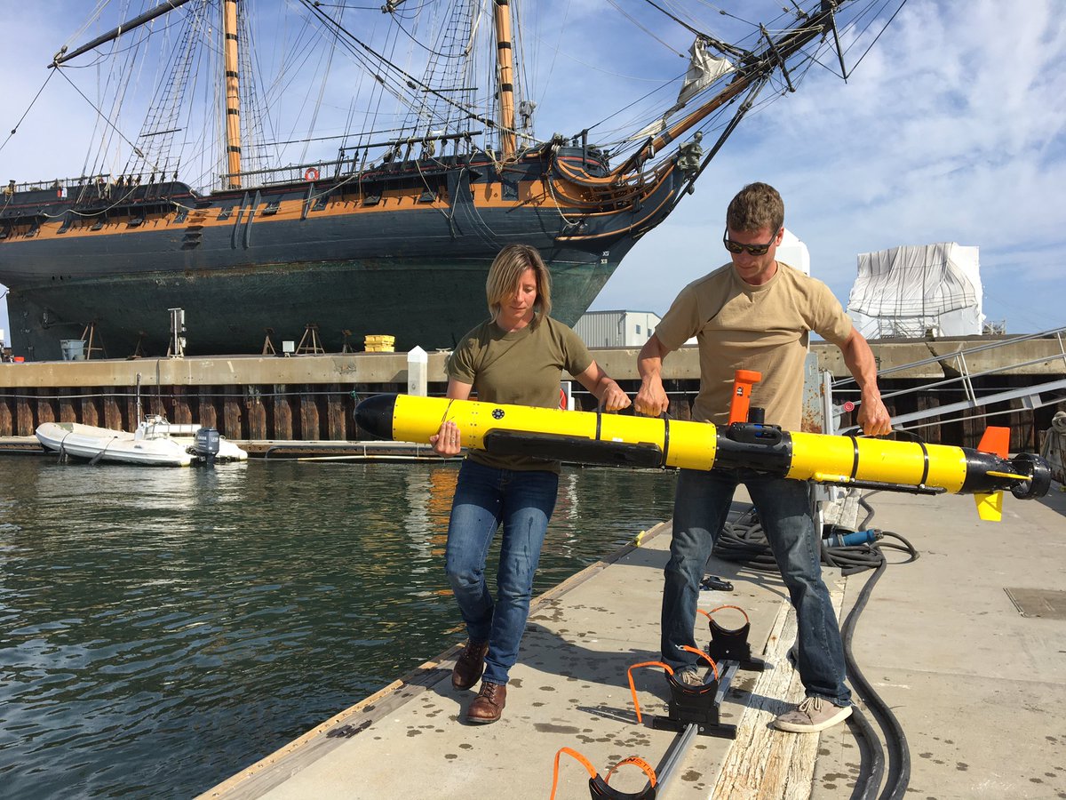 Just completed a side scan sonar and swath bathymetry survey of Marine Group Boat Works two facilities in San Diego using an Iver3 #AUV