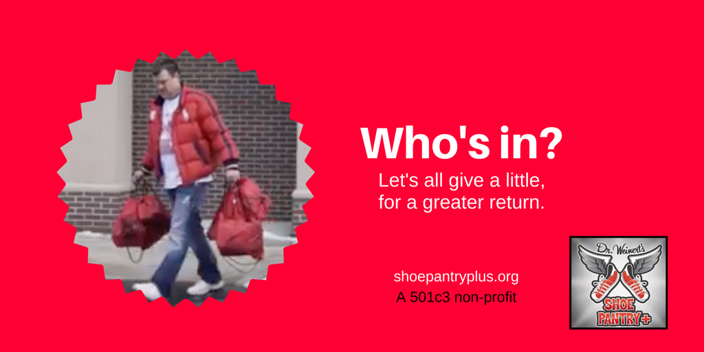 StopFeetPain's tweet photo. #Giving starts with YOU.
@shoepantryplus needs you help #Detroit Please Share. #SoleDoctor
https://t.co/eqhVpGzYCH https://t.co/qsYFiFZVKd