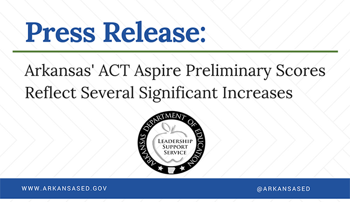 AR students made significant improvements on ACT Aspire in 2016-2017. For more information, please visit bit.ly/2t5I9KL.