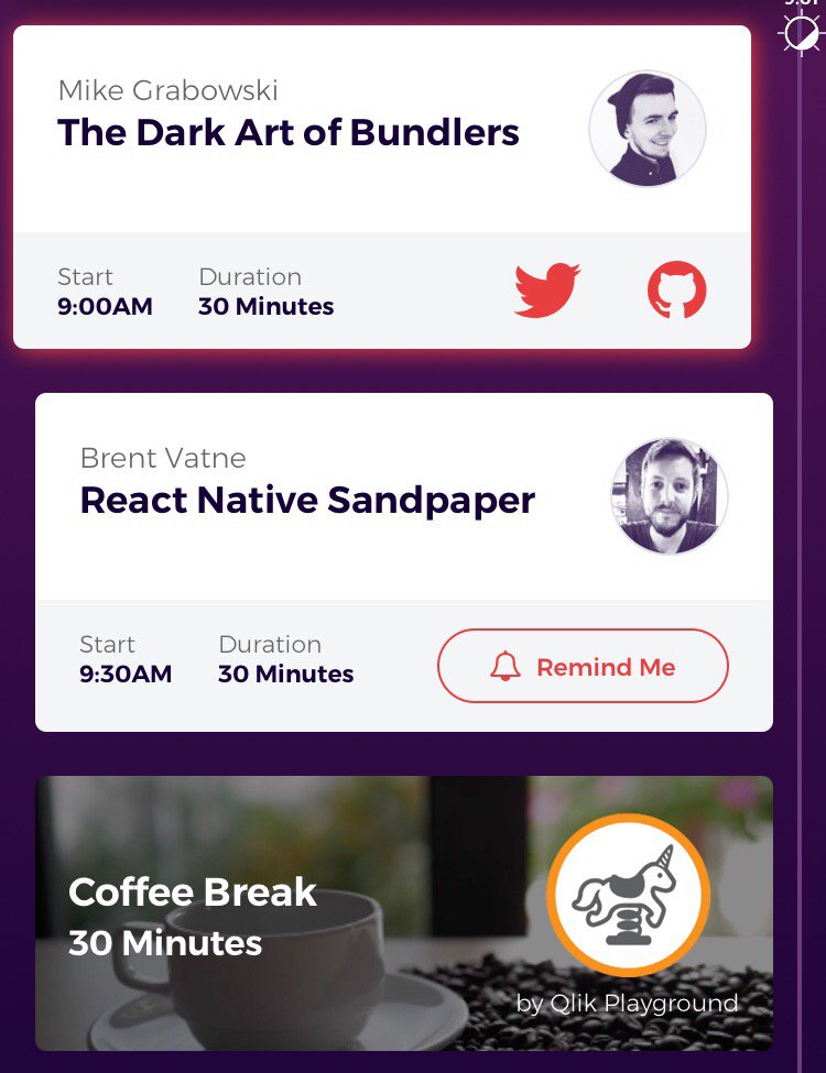drnugent's tweet image. 30 minutes until the Qlik Playground coffee break. We only sponsor delicious things! #ChainReact2017