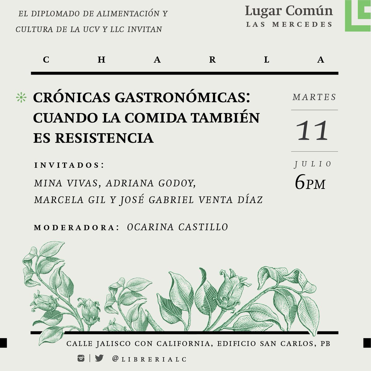 LugarComunMiami's tweet photo. #ProgramaciónLLC • #LugarComúnLasMercedes | #MartesLLC https://t.co/nle8WSvFNT