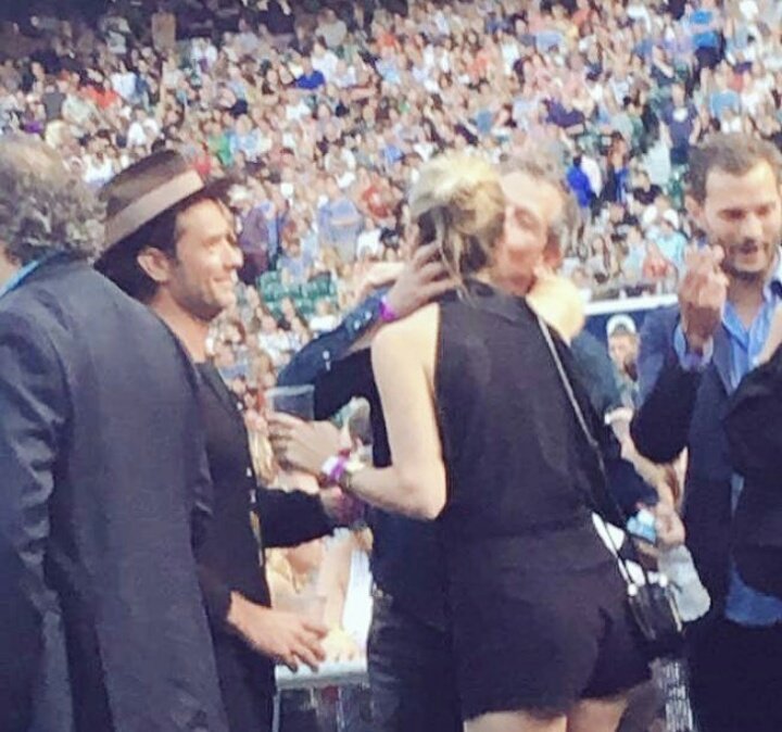 Jamie was at U2 consert last night with his sister 😍😍 #JamieDornan