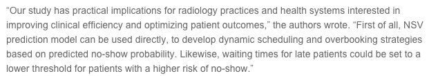 gosibyl's tweet image. @harlanbharvey would love to talk how we use hi-dimensional models of patients to predict No-Shows. Predictions power #ScheduleOptimization