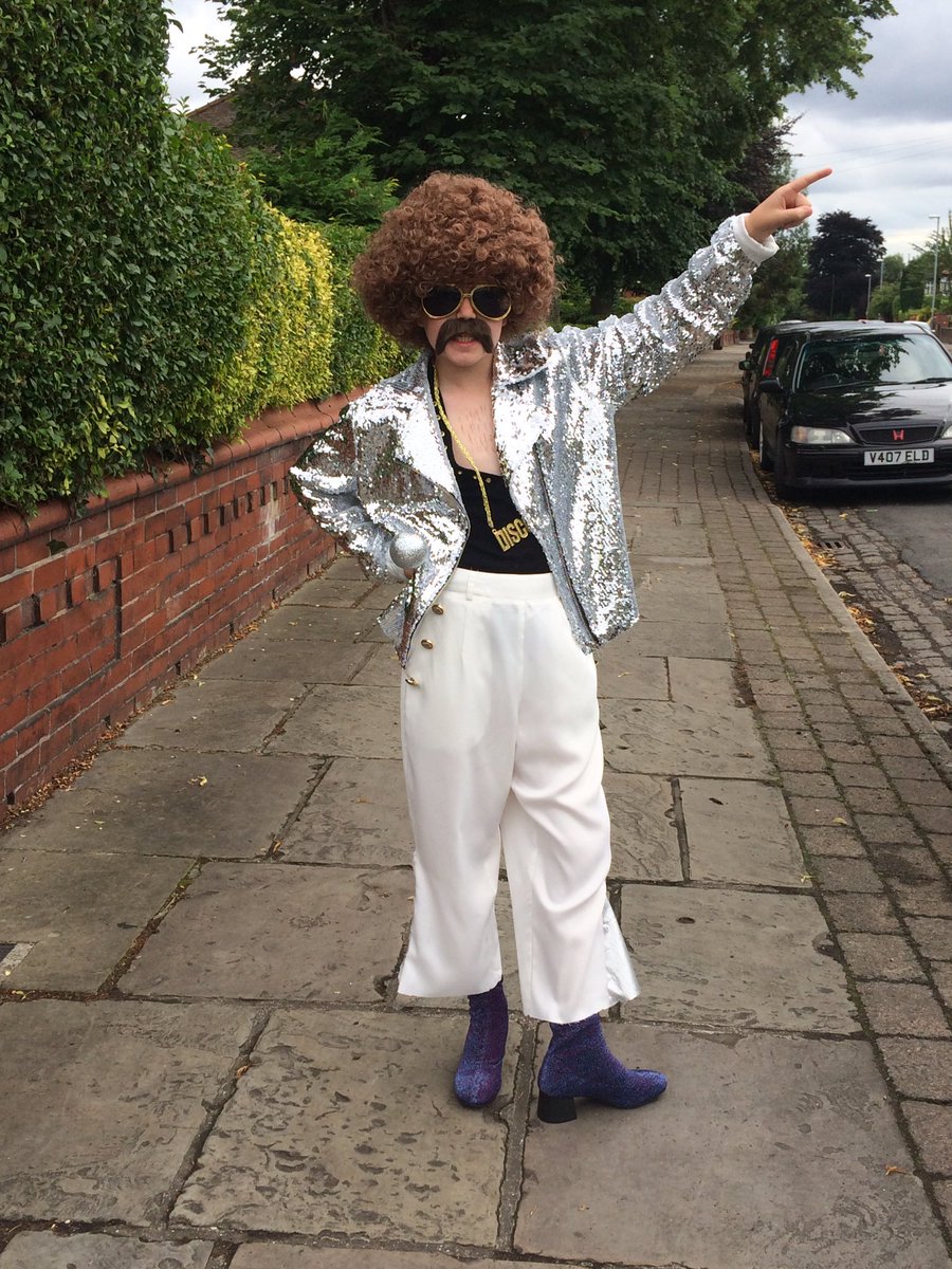Ready for the leavers disco #70s #endofprimary #Y6 #fun