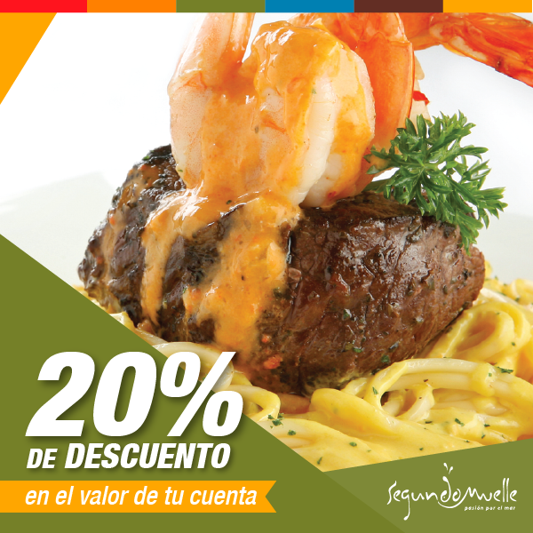 SegundoMuelle's tweet photo. Noches de encanto en Segundo Muelle, si no alcanzaste ayer, hoy tu 20% de descuento te espera. https://t.co/9wWc3FKaDQ