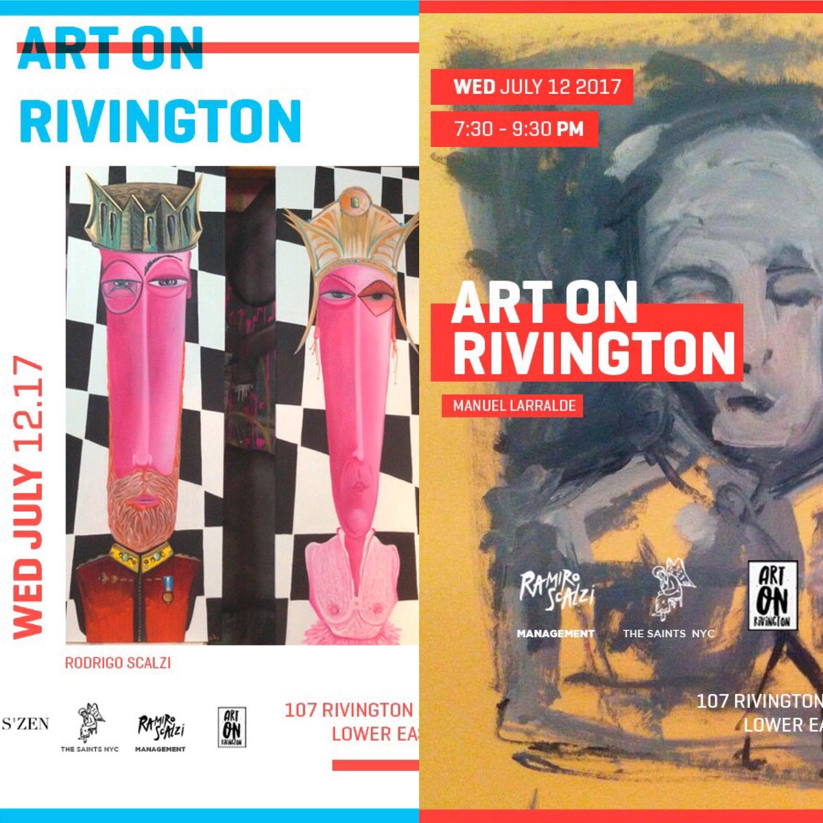 Save the date! Wed. July 12th reception at @HotelonRiv to celebrate a new exhibition featuring paintings by <a href="/ScalziPanker/">Rodrigo Scalzi</a> &amp; #Catena wines!