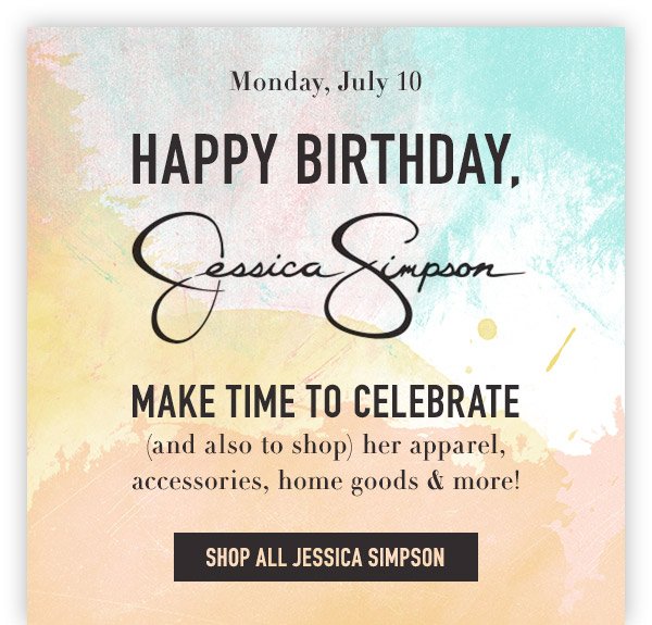 Happy birthday Hope your day is as fabulous as you are! Shop her line:  